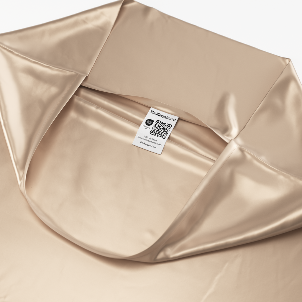 100% Mulberry Silk Pillowcase [22 Momme, 6A Grade] - Nude Beige, Standard Size